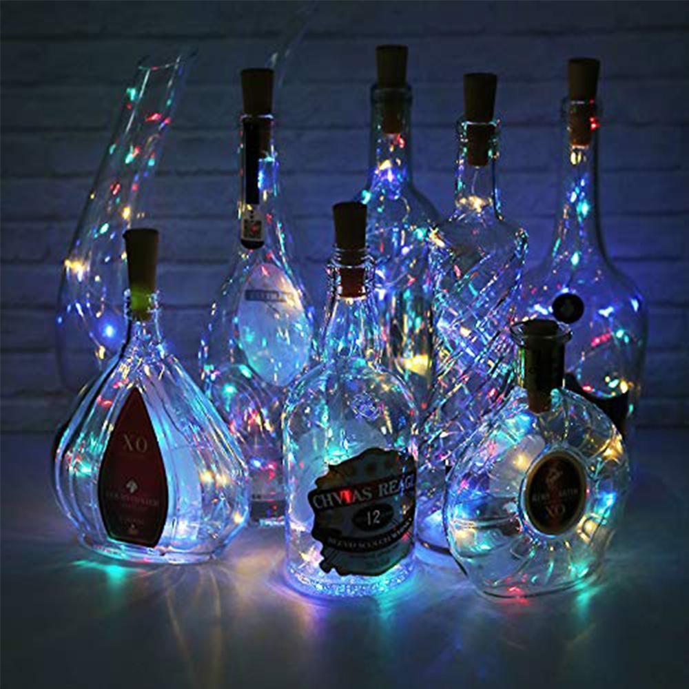 Luz de noche de corcho de botella de vino LED