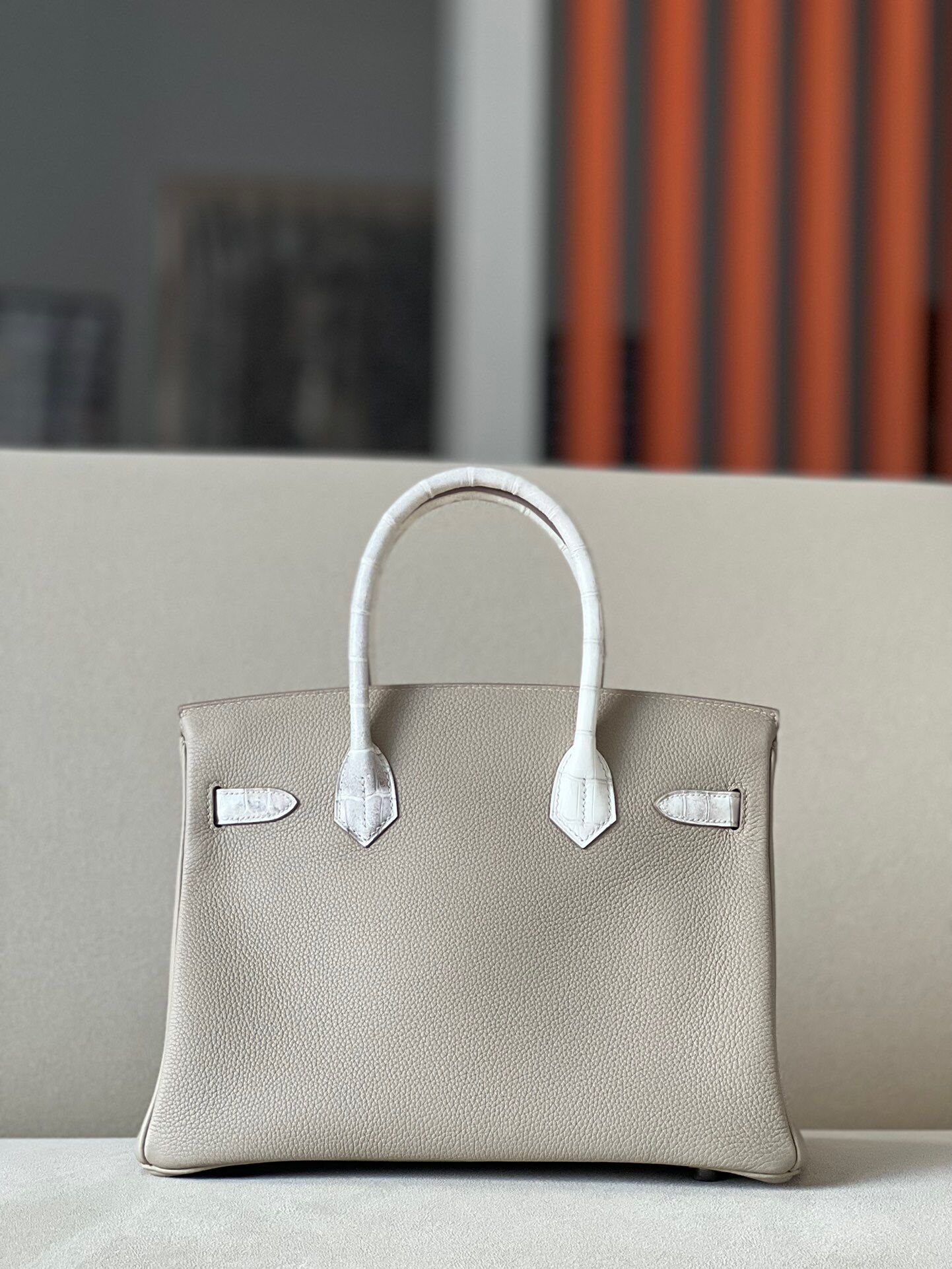 Hermes Birkin 30 TOGO crocodile skin