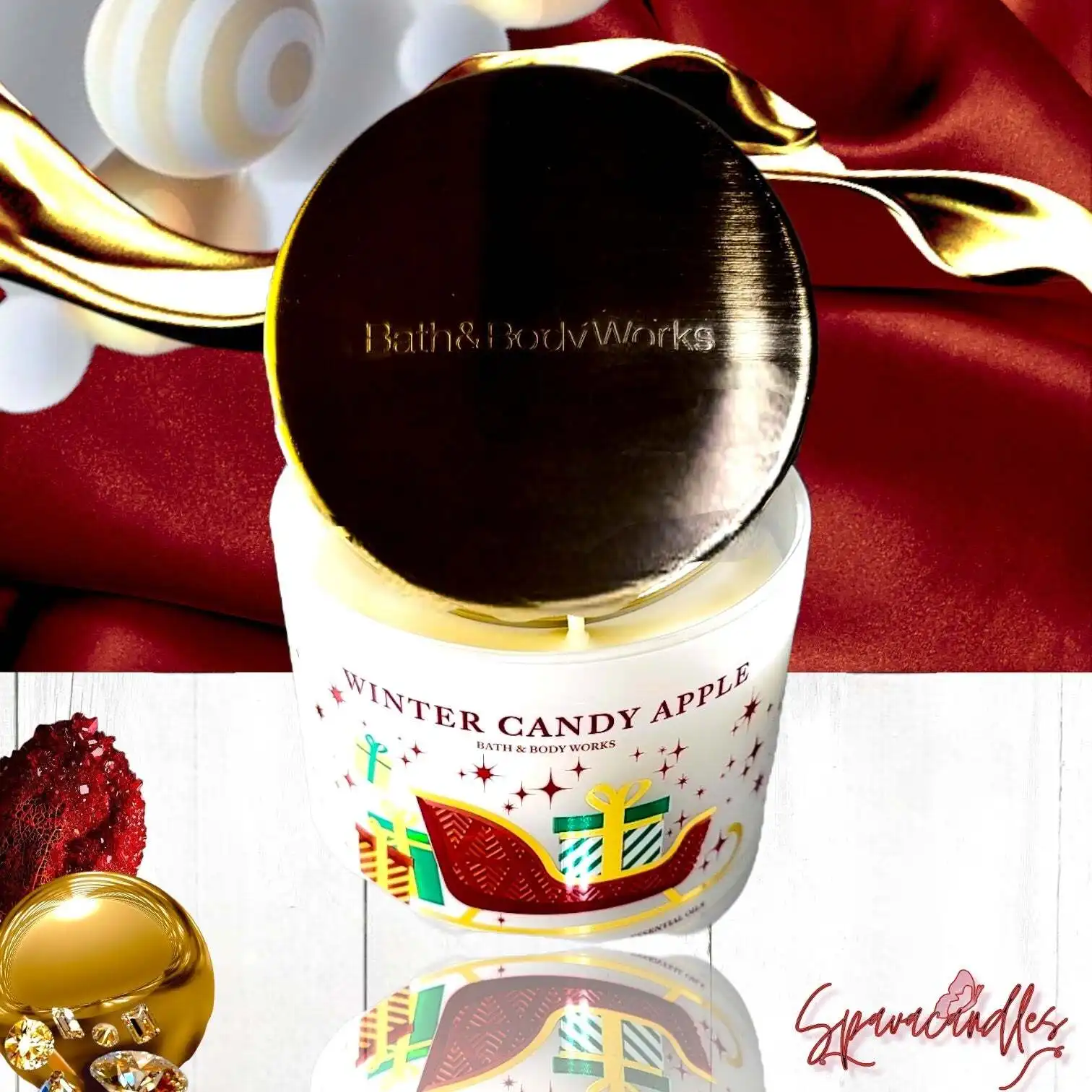 Winter candy Apple 3 Wick Candle 2023