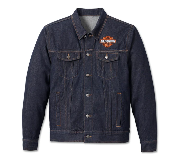 Men S Harley Davidson Denim Jacket