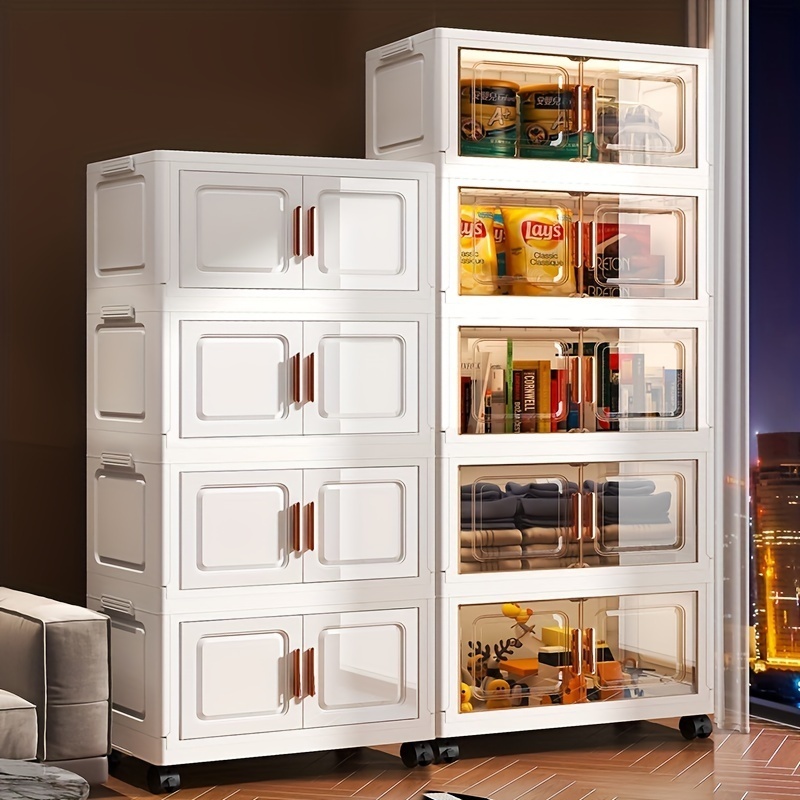 💥Clearance price $38.9⚡Extra Large Multi-Tier Organizer with Wheels and Doors - Waterproof Collapsible Organizer