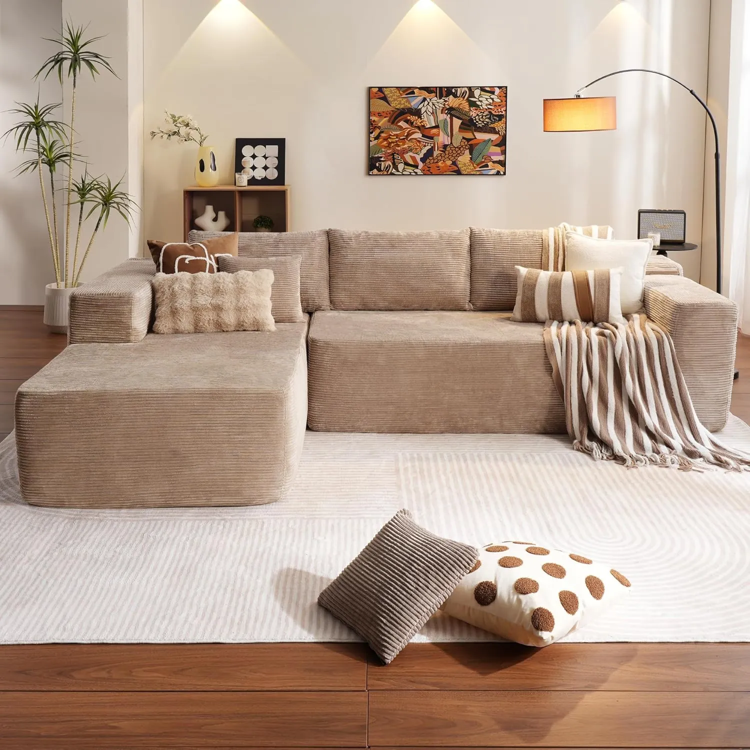 💥🎁 Clearance sale last day$39.99!Buy 2 Get 1 Free 🎁🔥Minimalist L-Shape Couch