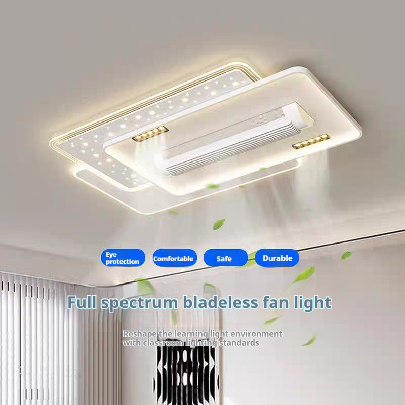 💥🎁 Clearance sale last day$38.99!Buy 2 Get 1 Free 🎁🔥Intelligent bladeless fan chandelier