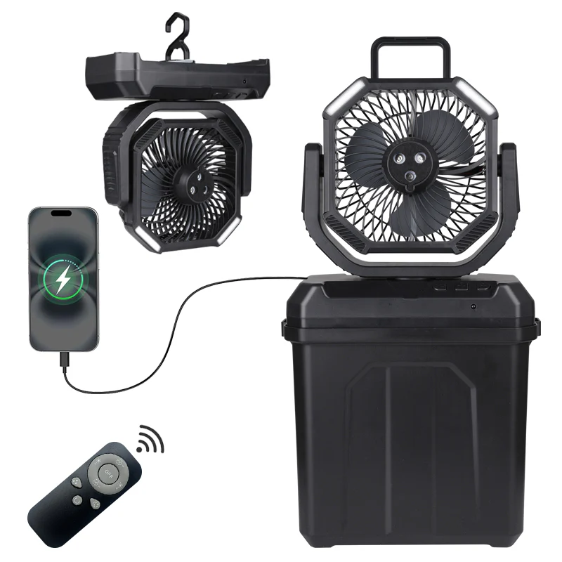 🎁 Mother's Day Exclusive🎁🔥4 in 1 Mist Camping Fan with 6L Bucket