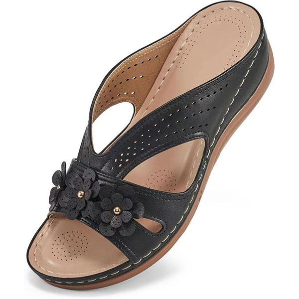 🔥Last Day Promotion 50% OFF - Women's Flowers Decor Arch Support Sandals