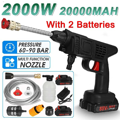 💥🎁 Clearance sale last day$35.99!Buy 2 Get 1 Free 🎁🔥✨2000W wireless portable high pressure spray water gun