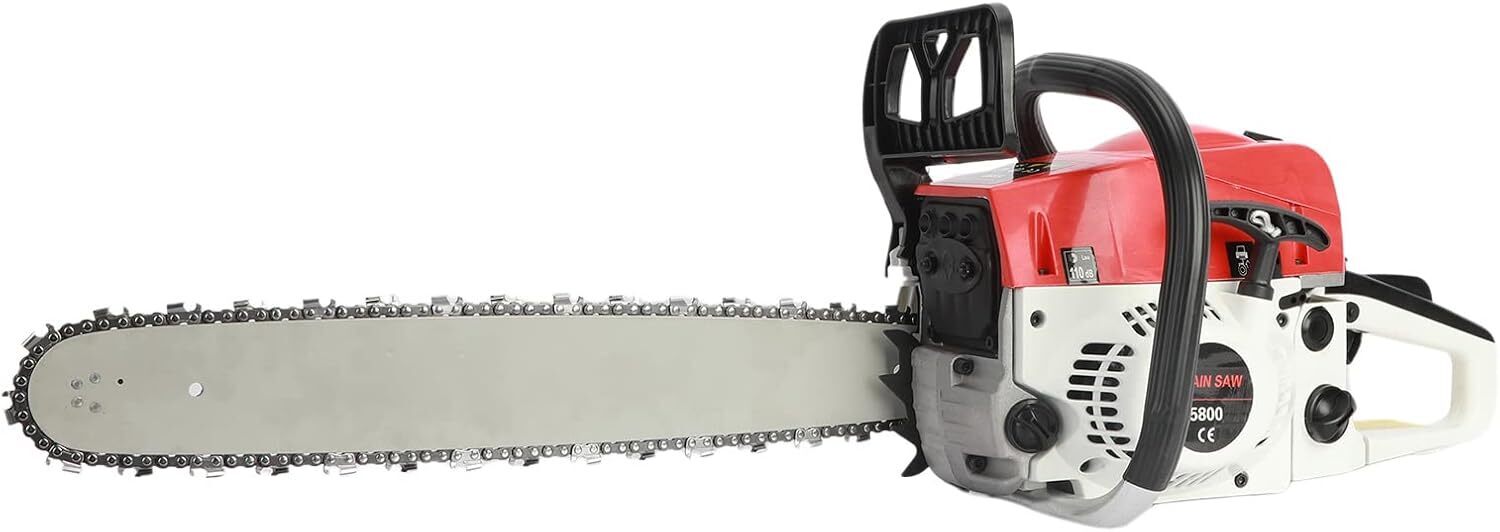 🎉( CLEARANCE SALE ) 🎉Gas Chainsaw 58CC Power Chain Saw 20 Inch Guide Board Chain Saws