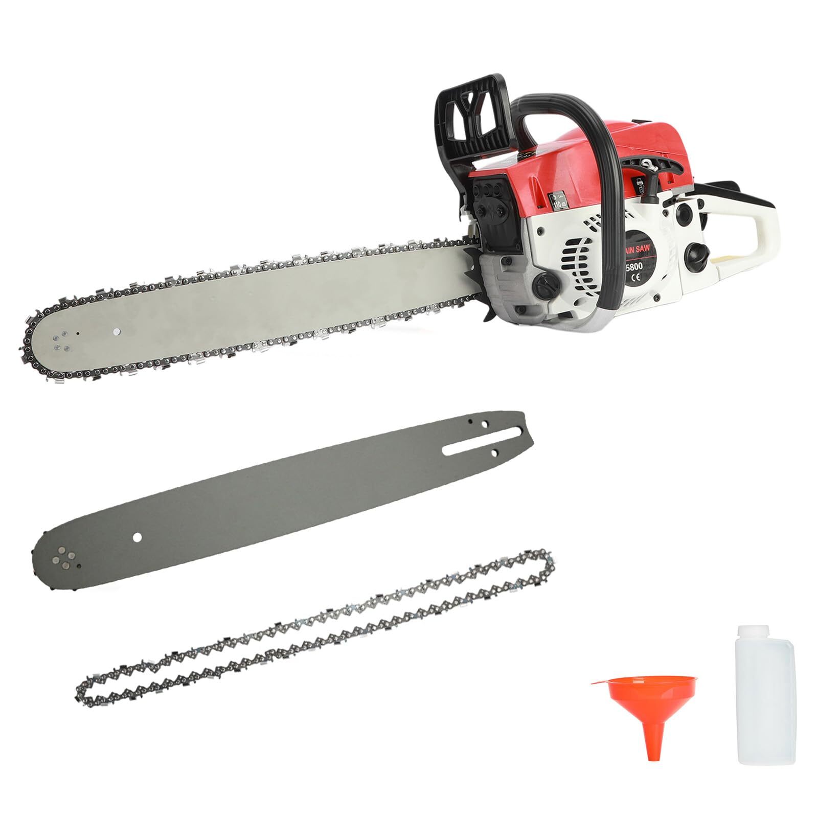 🎉( CLEARANCE SALE ) 🎉Gas Chainsaw 58CC Power Chain Saw 20 Inch Guide Board Chain Saws
