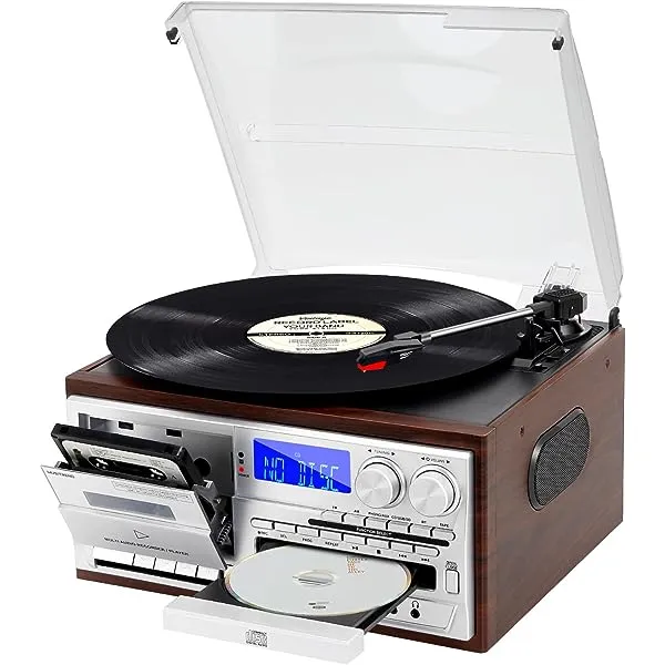 🎉( CLEARANCE SALE ) 🎉✨9 in 1 Turntable 3 Speed Vinyl Record Player
