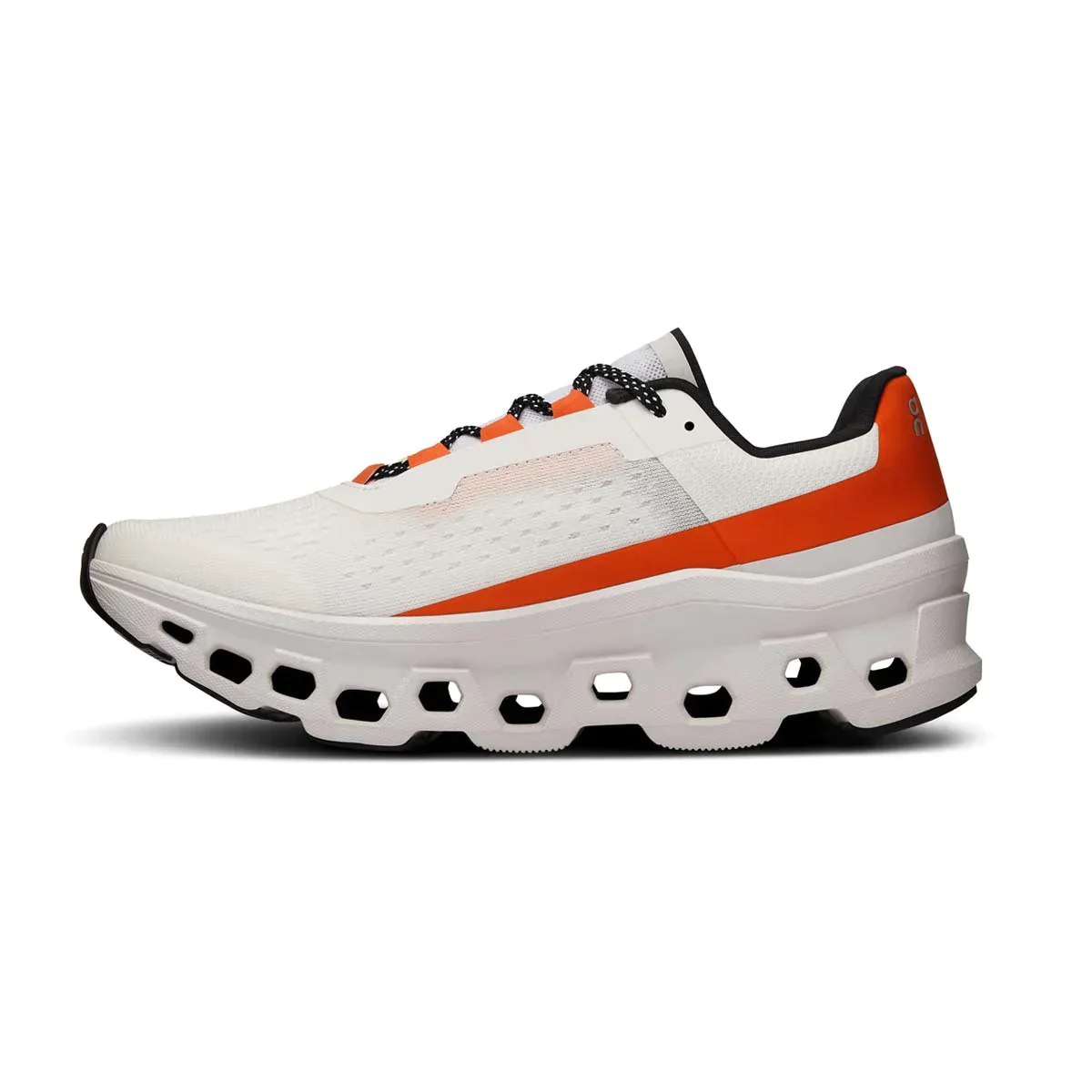 On Cloudmonster Undyed-White | Flame Women’s