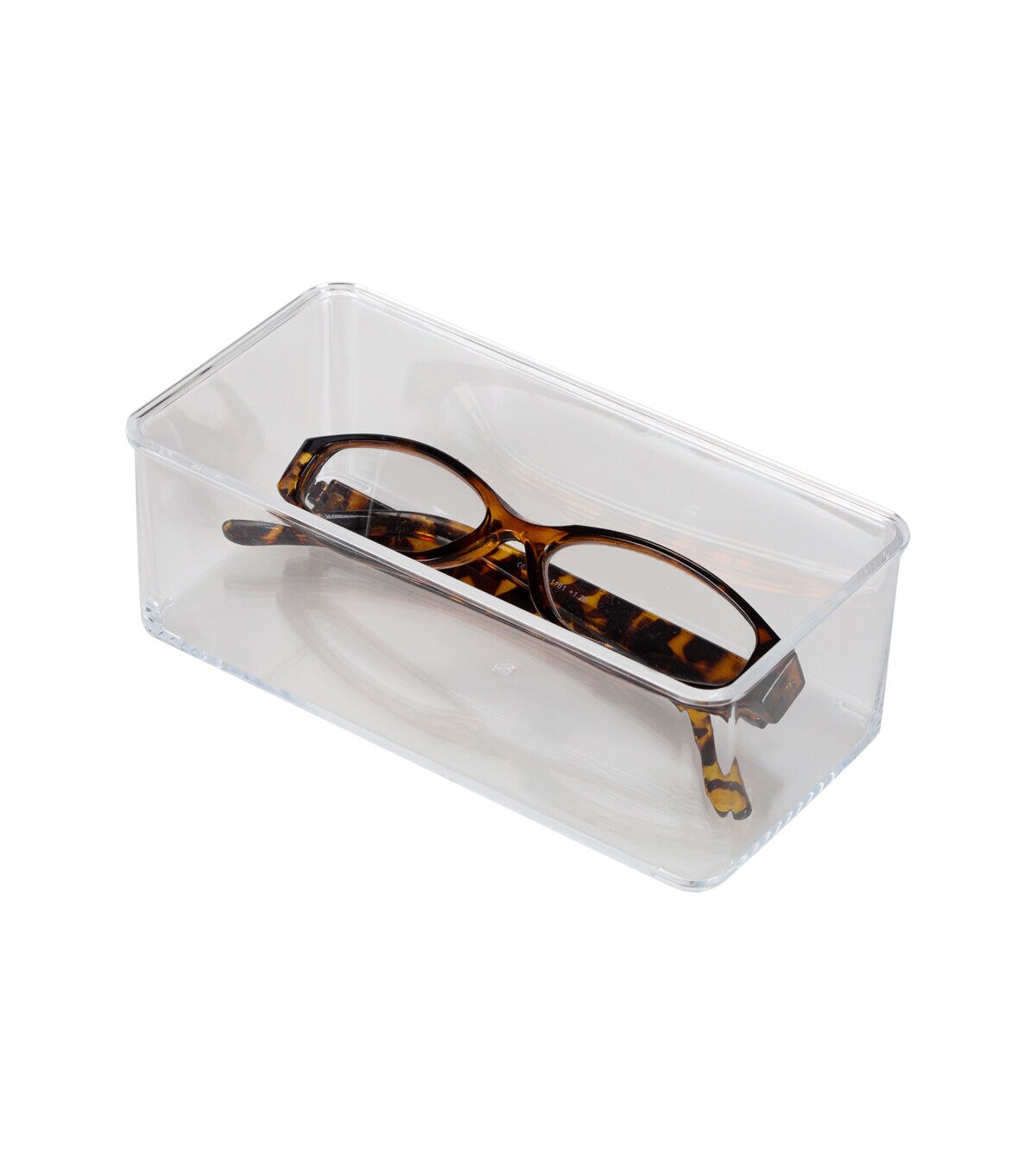 Simplify 6 Clear Narrow Drawer Organizer