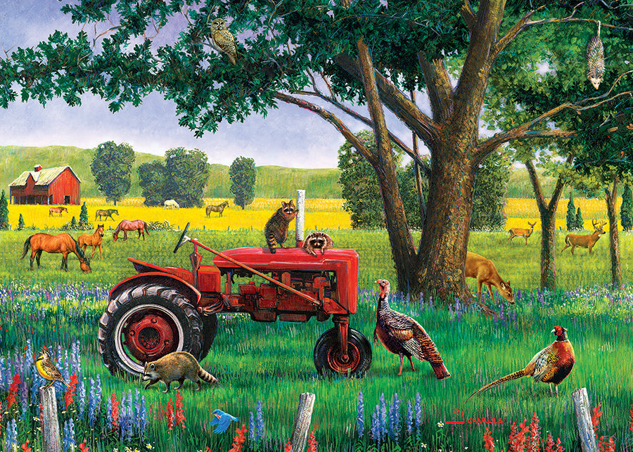 Red Tractor (tray) | 35 Piece Tray