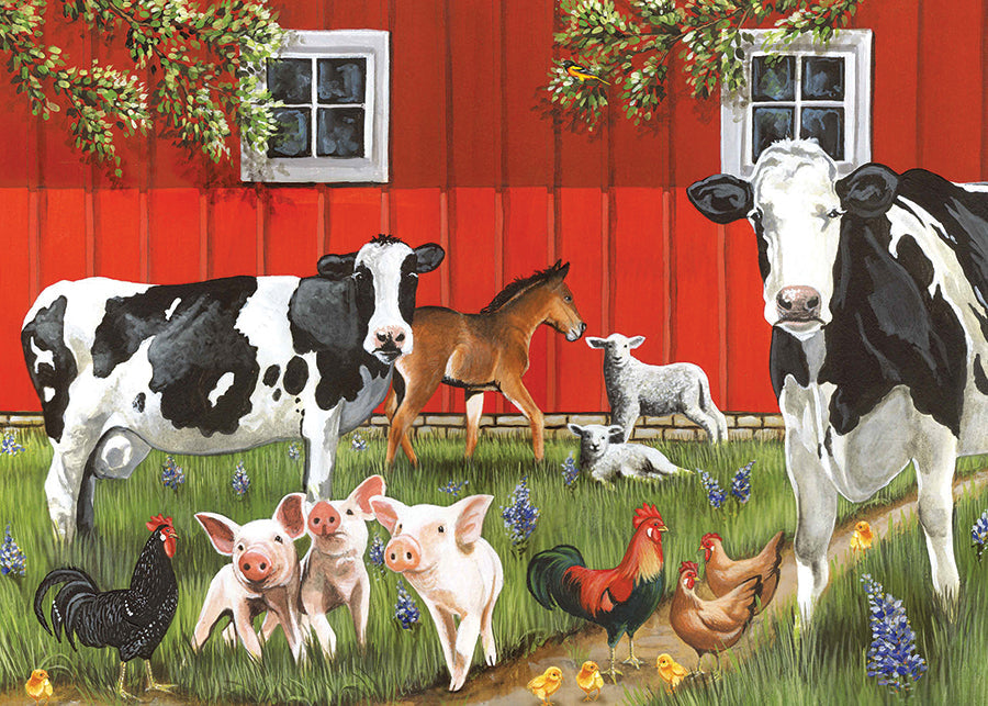 Red Barn Farm (tray) | 35 Piece Tray
