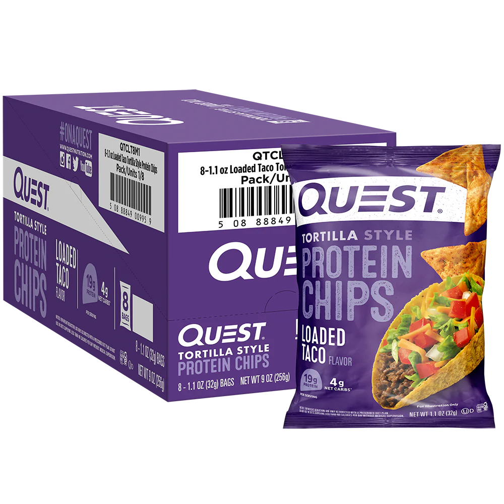 Loaded Taco Tortilla Style Protein Chips
