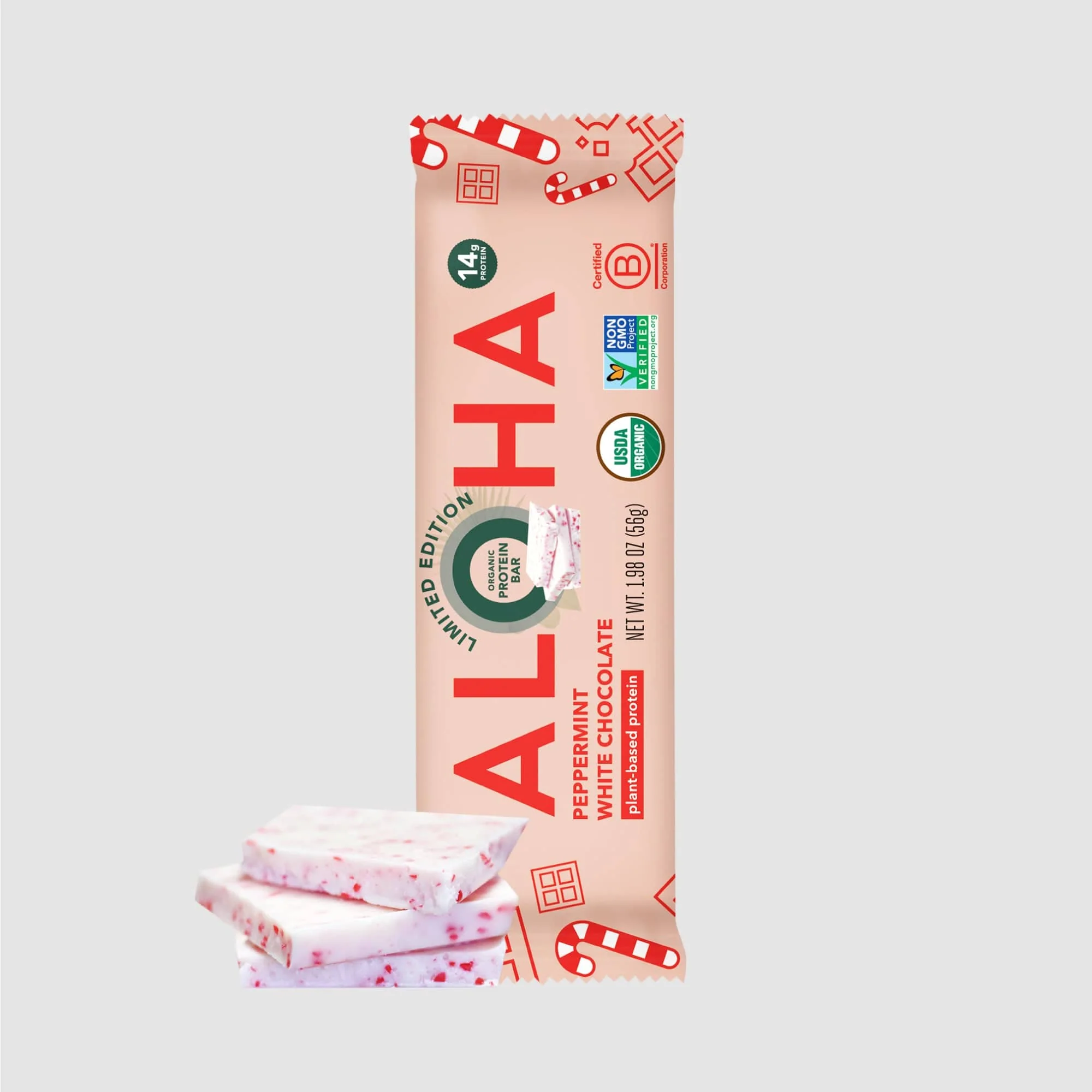 Peppermint White Chocolate Protein Bar