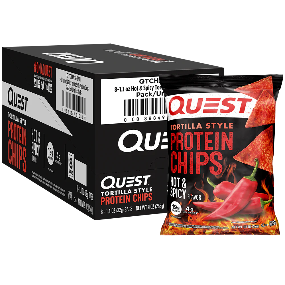 Hot & Spicy Tortilla Style Protein Chips