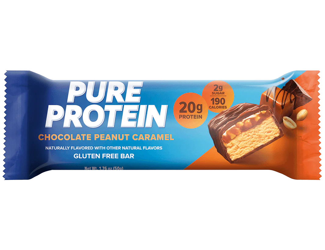 Chocolate Peanut Caramel Protein Bars
