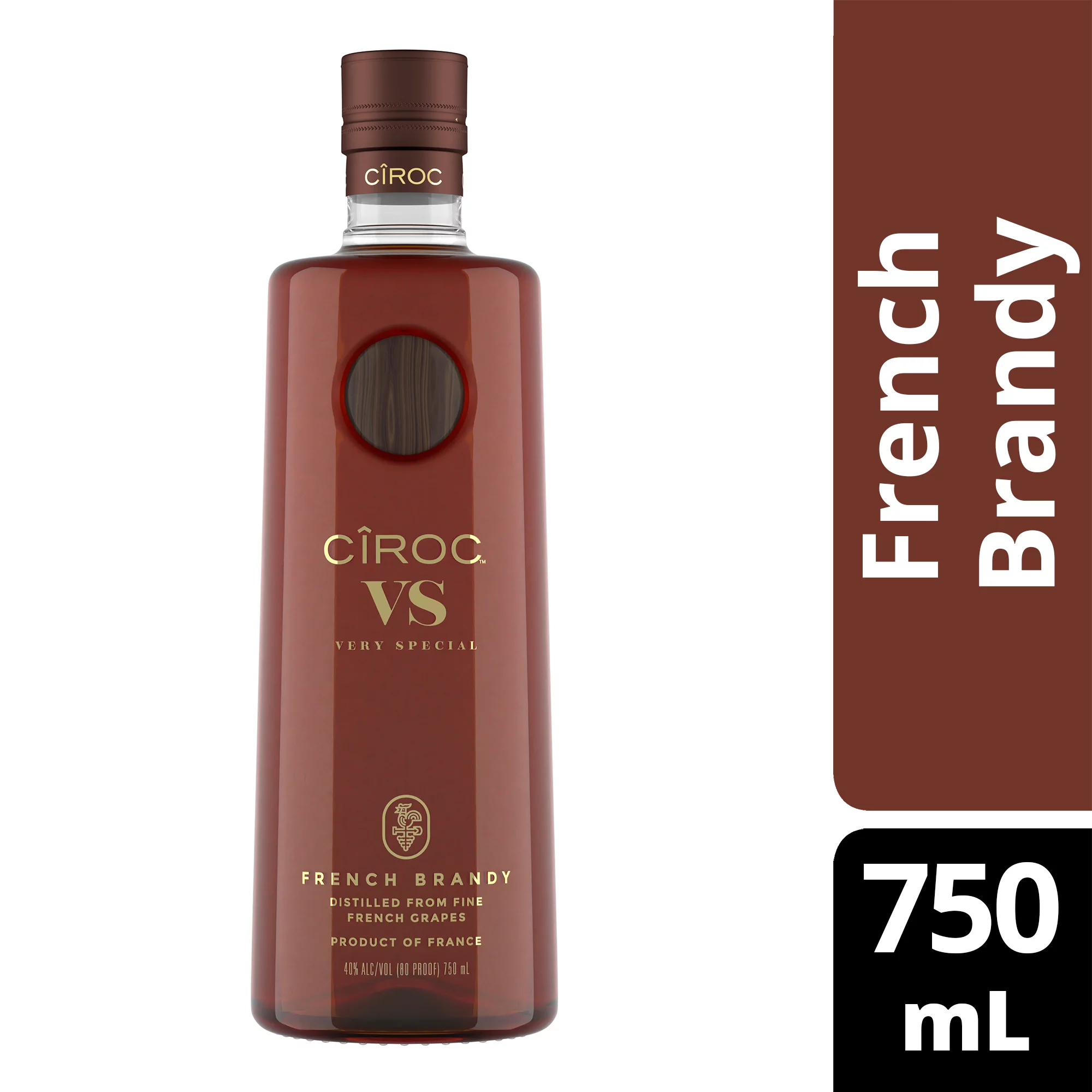 CIROC VS French Brandy, 750 mL, 40% ABV