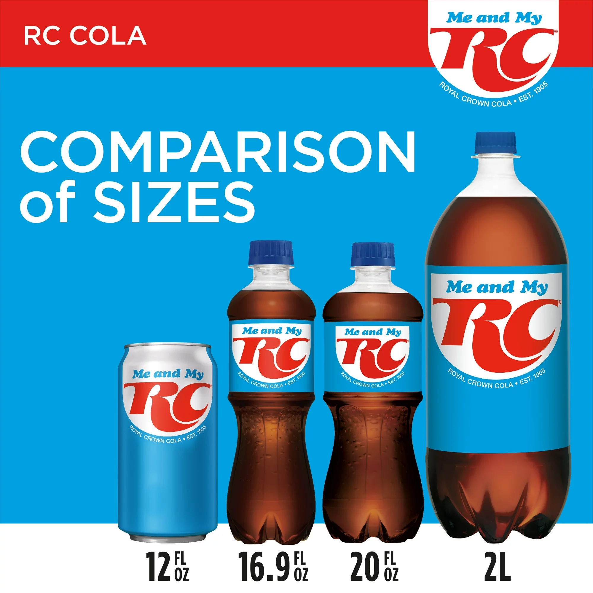 RC Cola Soda Pop, 12 fl oz, 12 Pack Cans