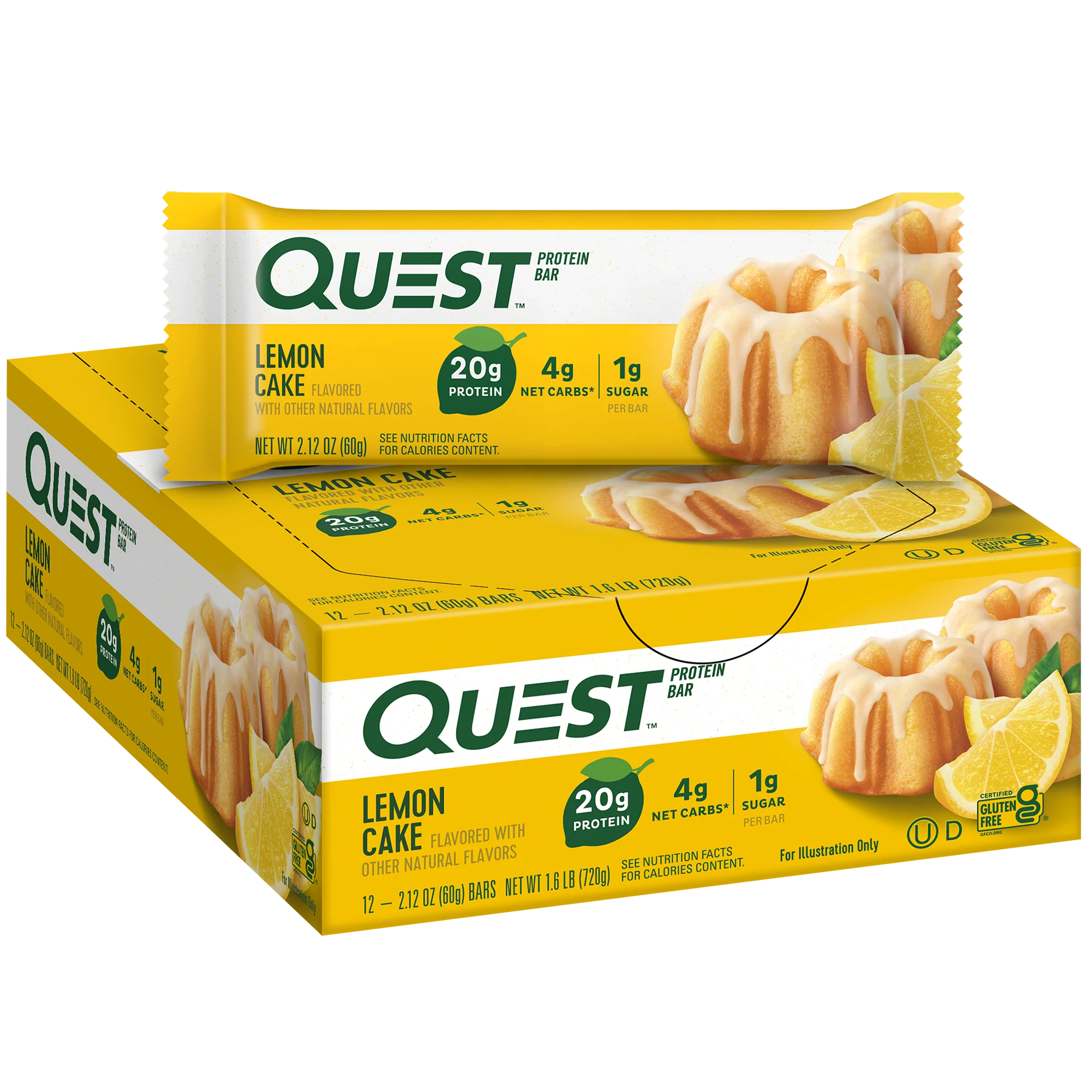 Lemon Cake Protein Bars
