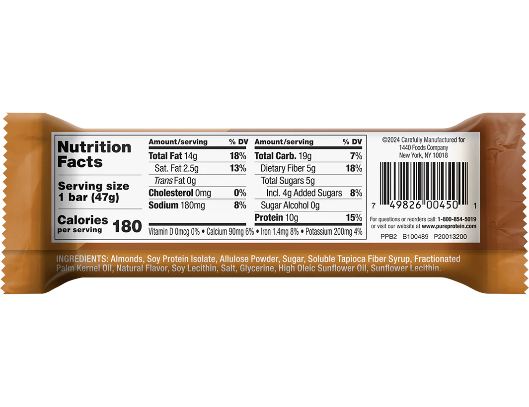 Caramel Almond Sea Salt Protein Nut Bar