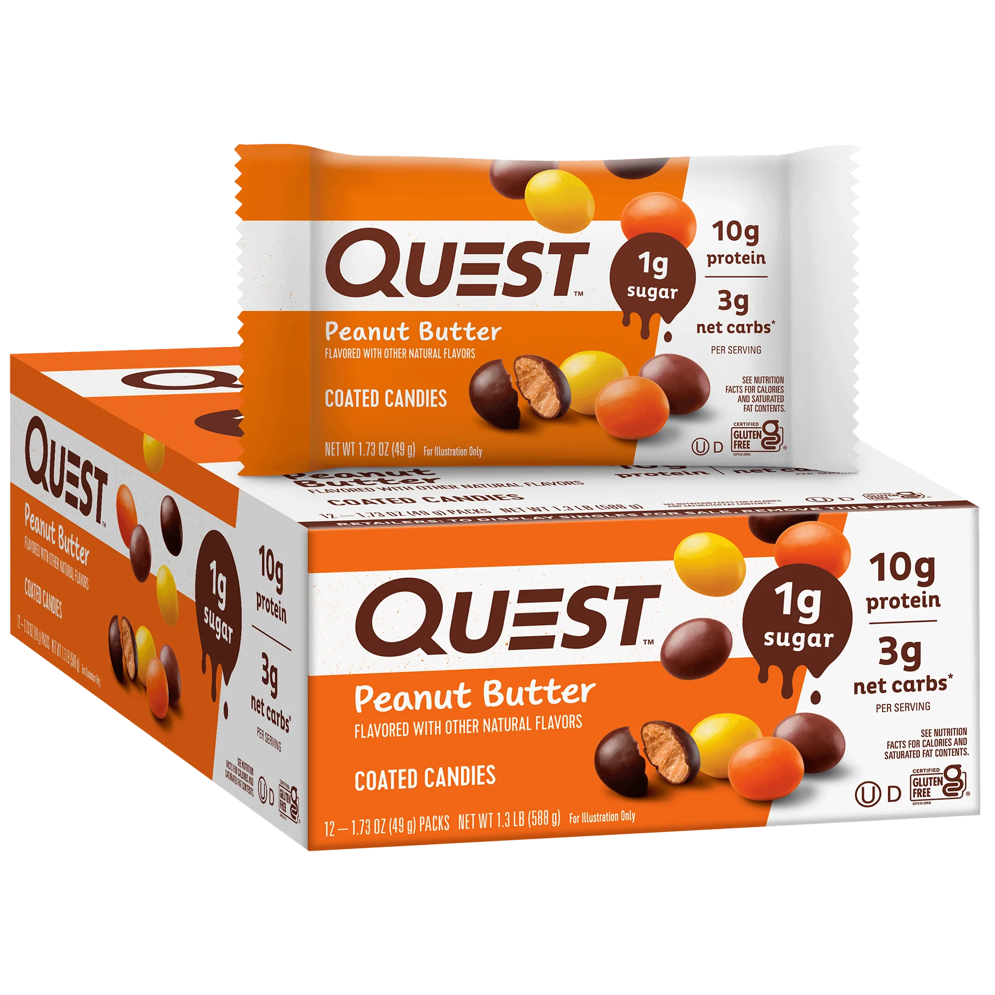 Peanut Butter Coated Candies