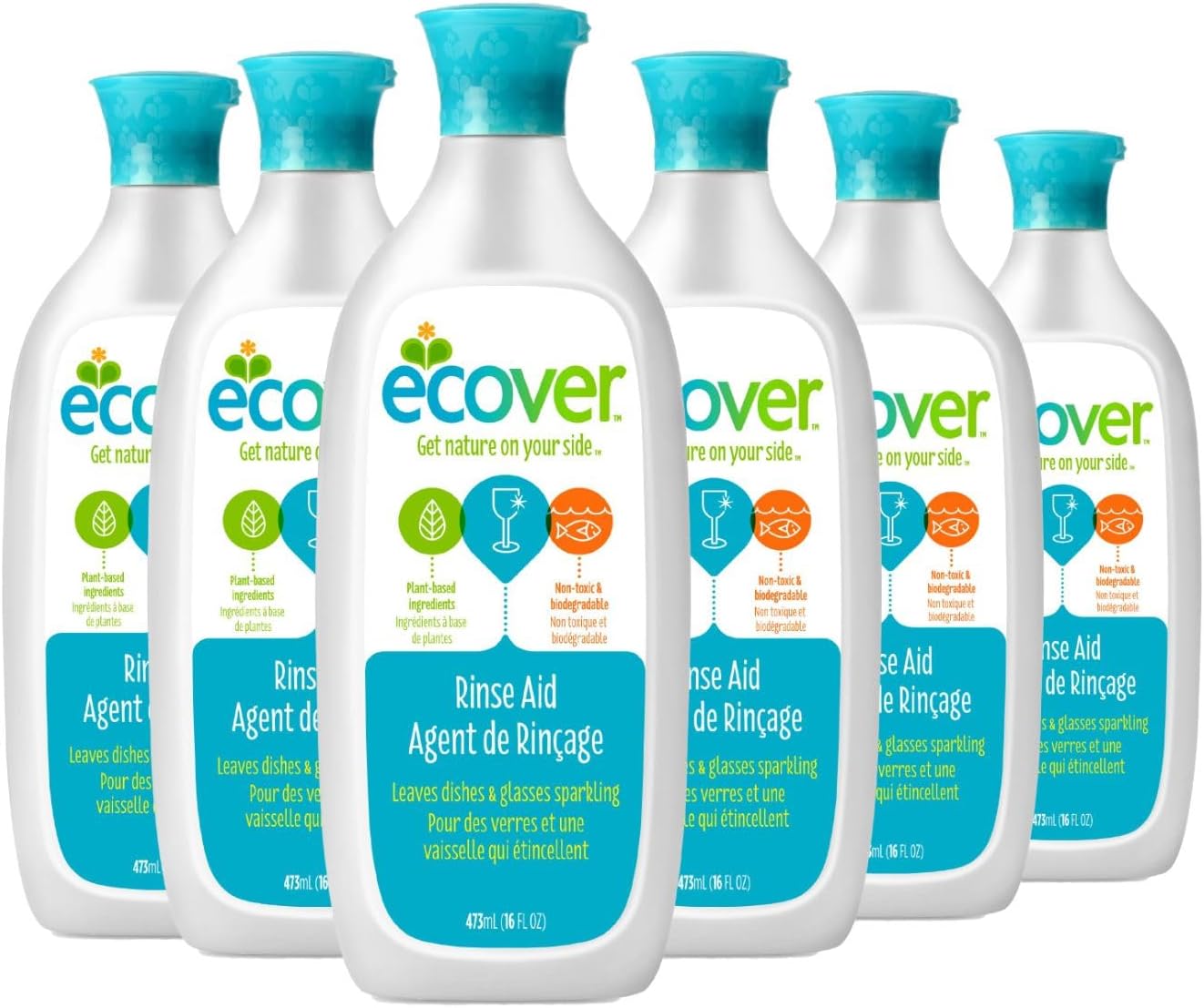 Ecover Rinse Aid, 16 Fl Oz (Pack of 6)