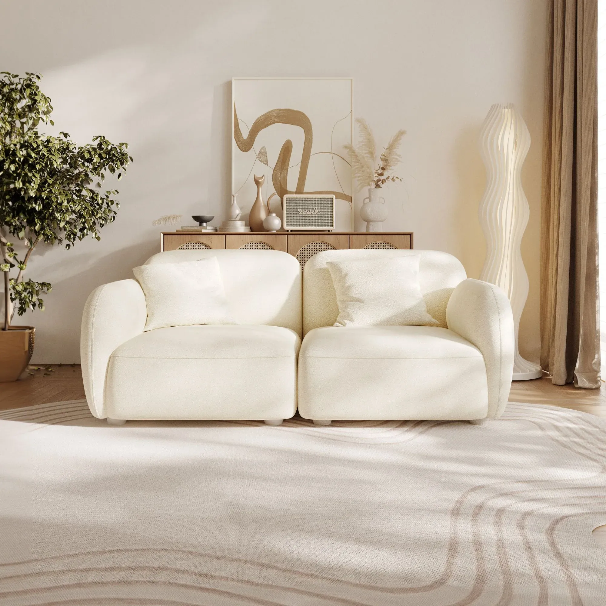 Charmy Fabric Sofa