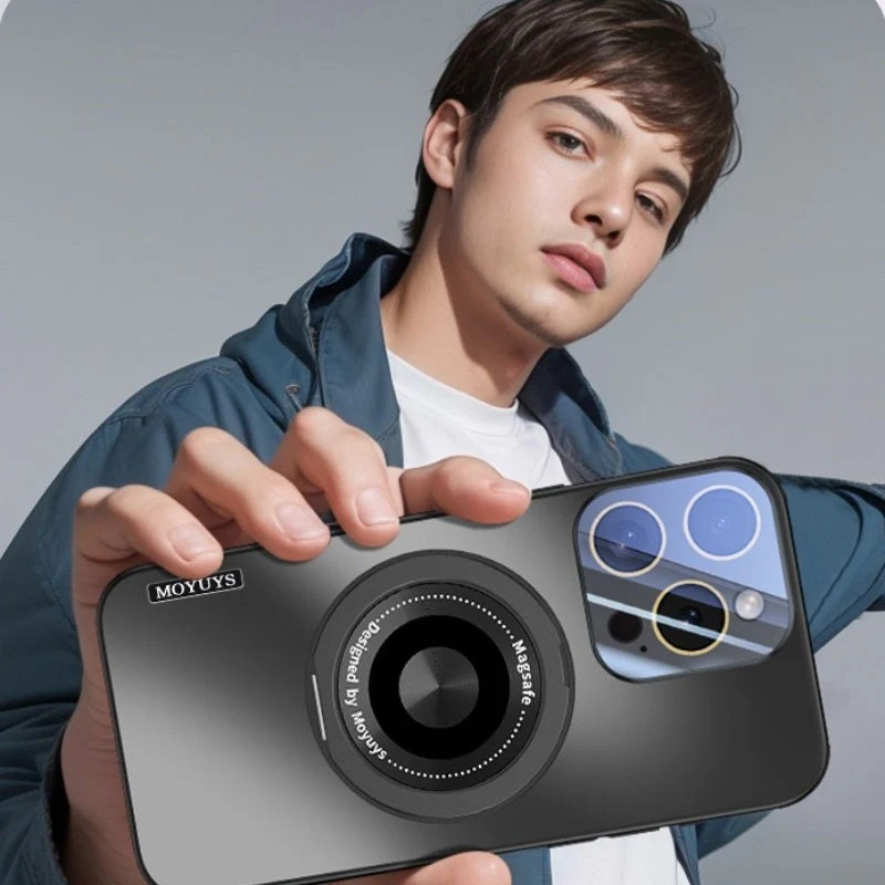 360° Rotating Bracket Heat Dissipation Magnetic Phone Case