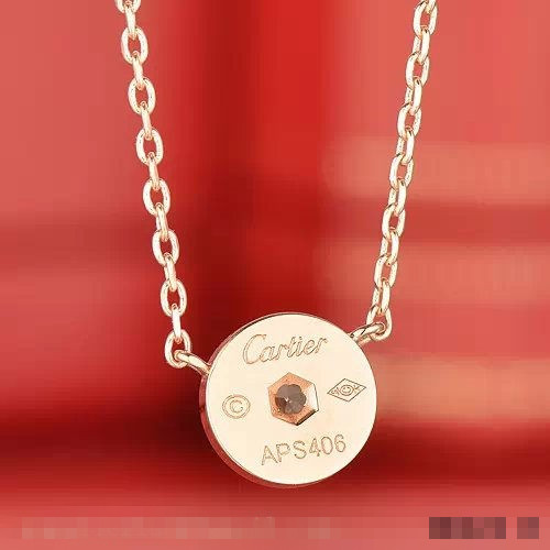 Diamants Legers De Cartier Necklace, Small Model Pink Gold, Diamond B7215700