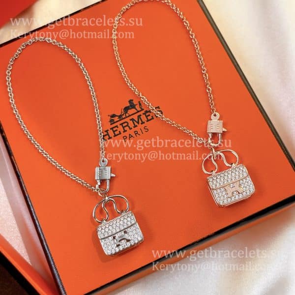 Hermes Constance Amulette Bracelet Rose Gold With Diamonds Nice Price Jewellery