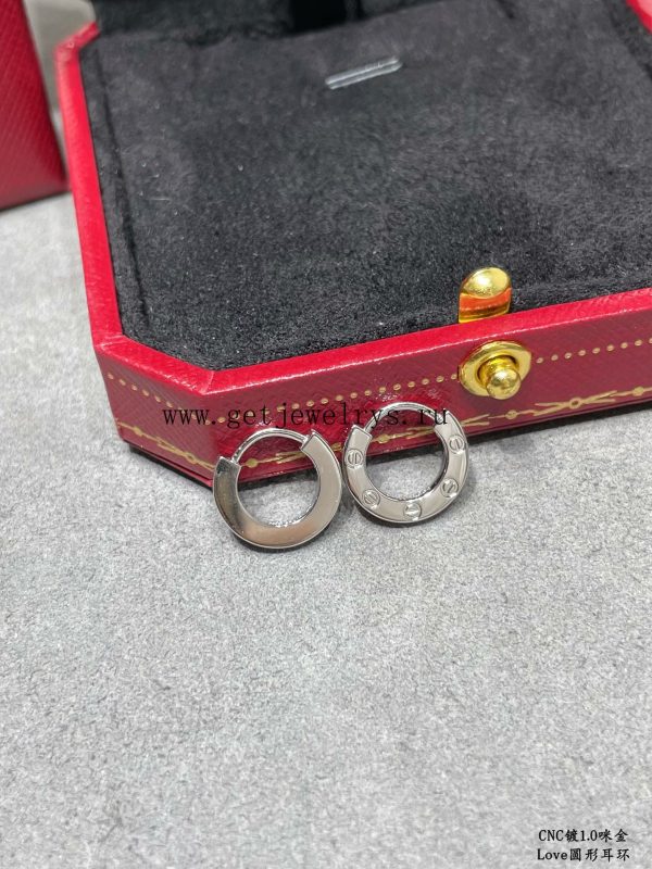 Cartier Love Earrings B8301422 Yellow Gold/Rose Gold/White Gold