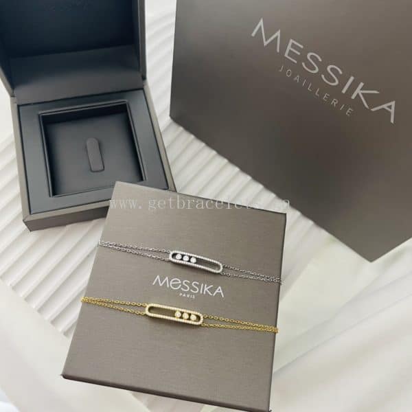 Messika Move Classic Diamond Bracelet Yellow Gold/White Gold