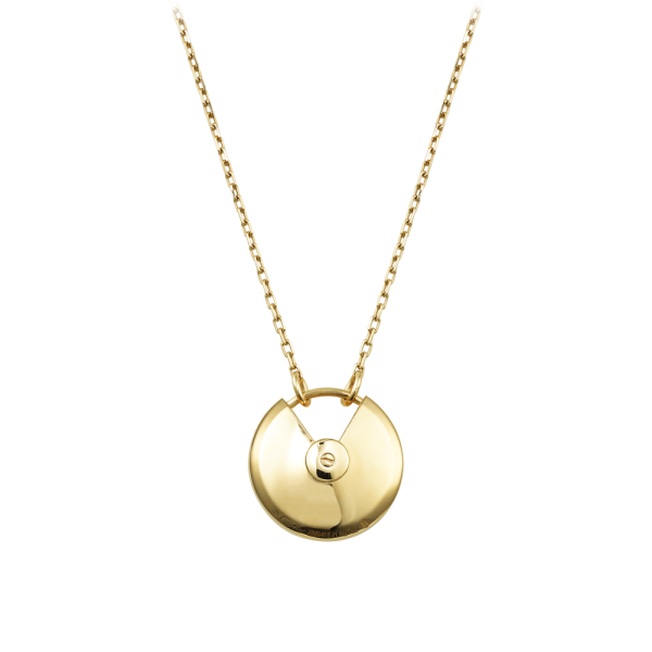Amulette De Cartier Necklace Yellow Gold, Diamond, White Mother-Of-Pearl B3047500