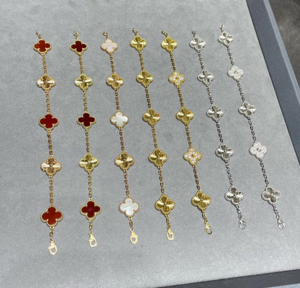 1:1 Van Cleef & Arpels Vintage Alhambra Bracelet 5 Motifs