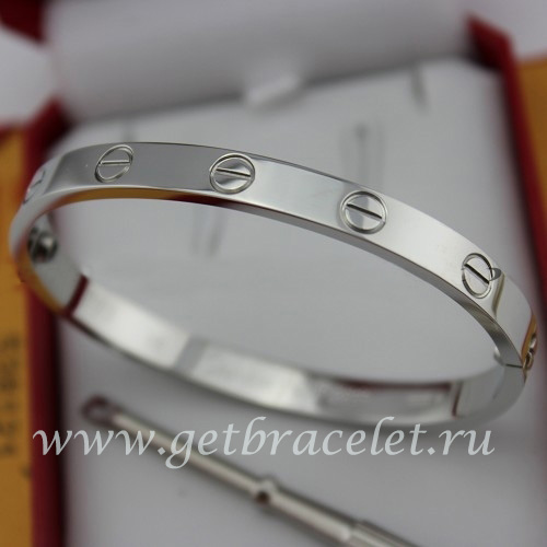 Cheap Cartier Love Bracelet For Men and Women White Gold B6035416 (New Version – Prevent Screws Fall Out)
