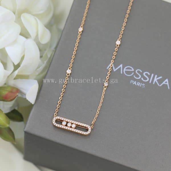 Messika Move Pave For Her Diamond Necklace White Gold/Yellow Gold/Rose Gold