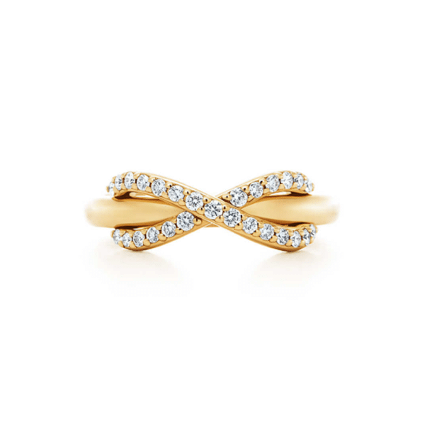 Tiffany Infinity Ring Rose Gold Modern Design Jewelry High Quality America GRP08689/GRP08690/GRP08688
