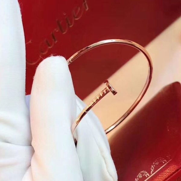 1:1 Replica Cartier Juste Un Clou SM Bracelet Pink Gold B6062517