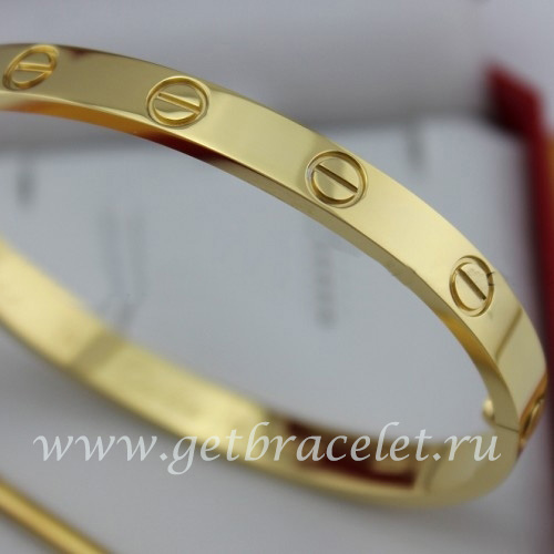 Replica Cartier Yellow Gold Love Bracelet For Men and Women B6035516 (New Version – Prevent Screws Fall Out)