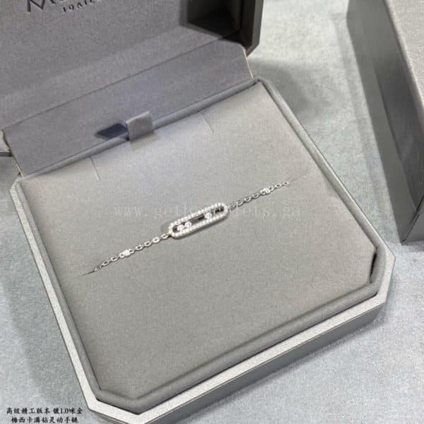 Messika Baby Move Pave White Gold/Rose Gold For Her Diamond Bracelet