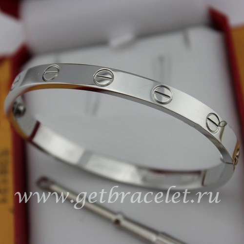 Cheap Cartier Love Bracelet For Men and Women White Gold B6035416 (New Version – Prevent Screws Fall Out)