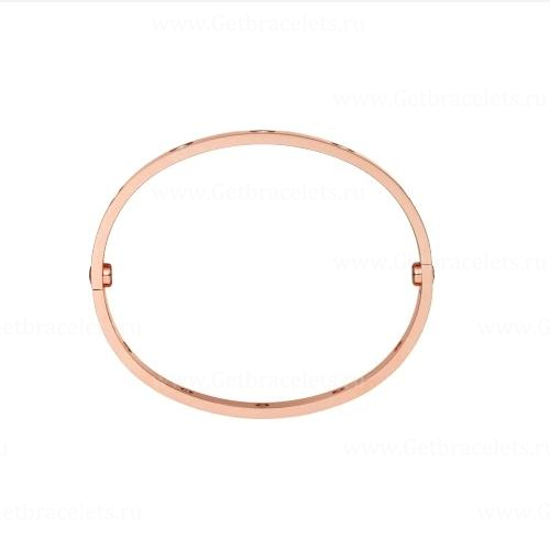 Copy Cartier Love Bracelet SM with 10 Diamonds Pink Gold B6047917