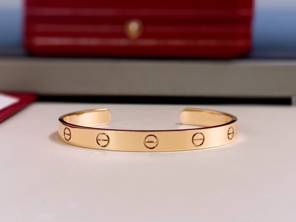 Cartier Semi-Open Love Bracelet Love Bracelet Yellow Gold/White Gold/Rose Gold