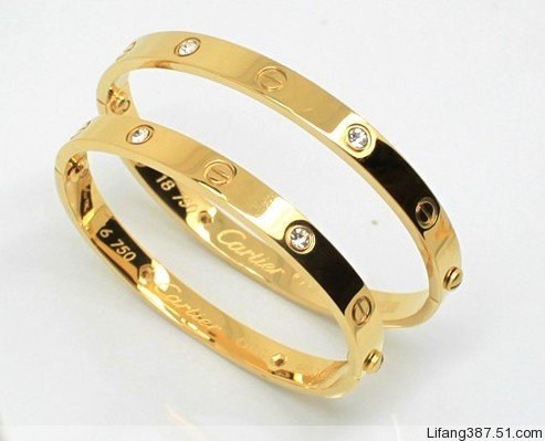 Cartier Couple Bracelet Yellow Gold 4 Diamonds B6041004 (New Version – Prevent Screws Fall Out)
