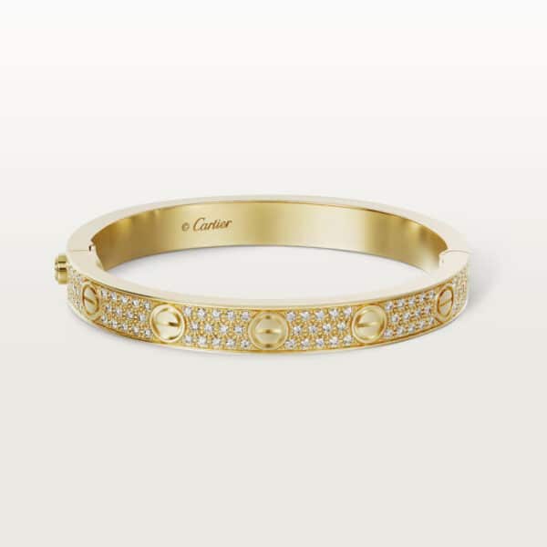 Cheap Cartier Love Bracelet Yellow Gold Diamonds N6035016