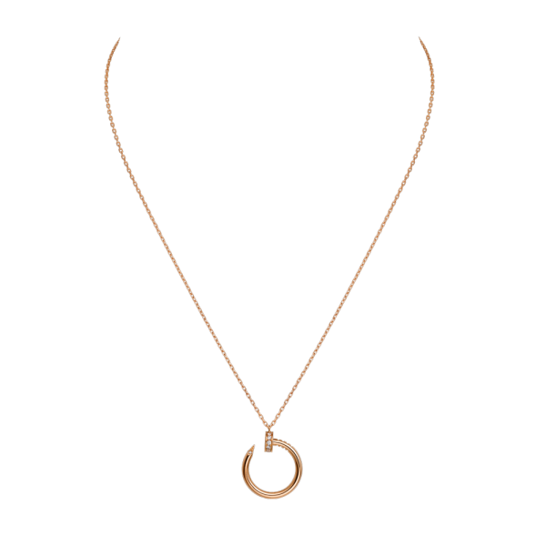 Cartier Juste Un Clou Necklace Pink Gold, Diamonds B7224513