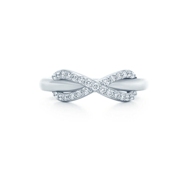 Tiffany Infinity Ring Rose Gold Modern Design Jewelry High Quality America GRP08689/GRP08690/GRP08688