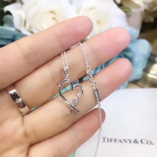 Tiffany Paloma Picasso Heart Pendant With love Letter Chain Necklace Hot Selling Jewellery Online 37721271