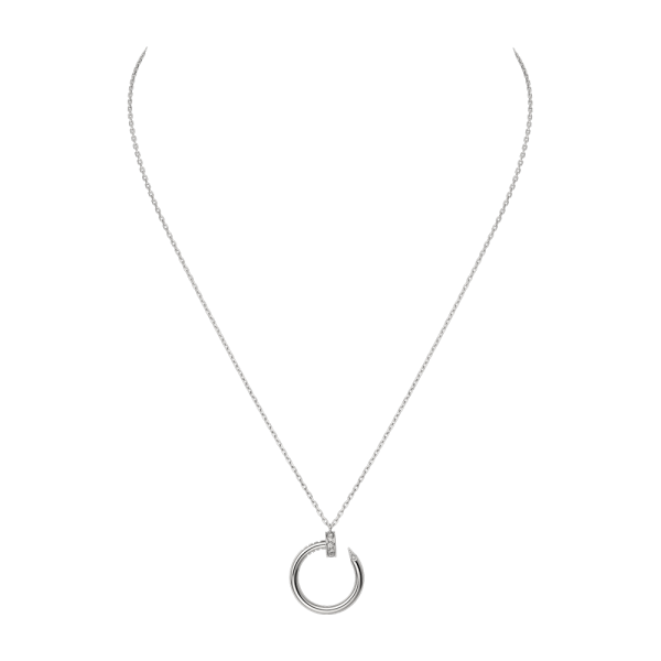 Cartier Juste Un Clou Necklace White Gold, Diamonds B7224514